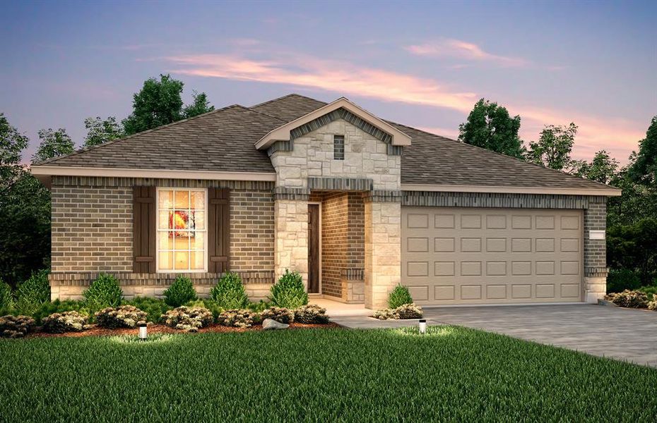 New construction Single-Family house 4445 Benham Drive, Fort Worth, TX 76036 Serenada- photo