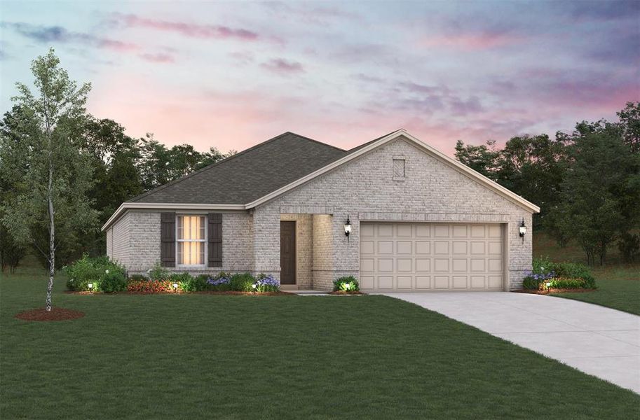 New construction Single-Family house 5116 Valley Forge Drive, Denton, TX 76207 Teton- photo