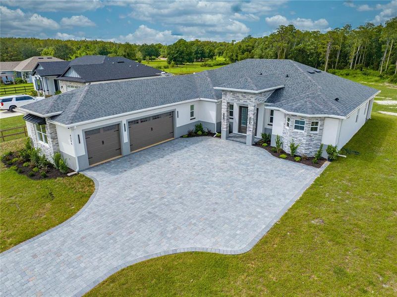 Aerial of Front of Home