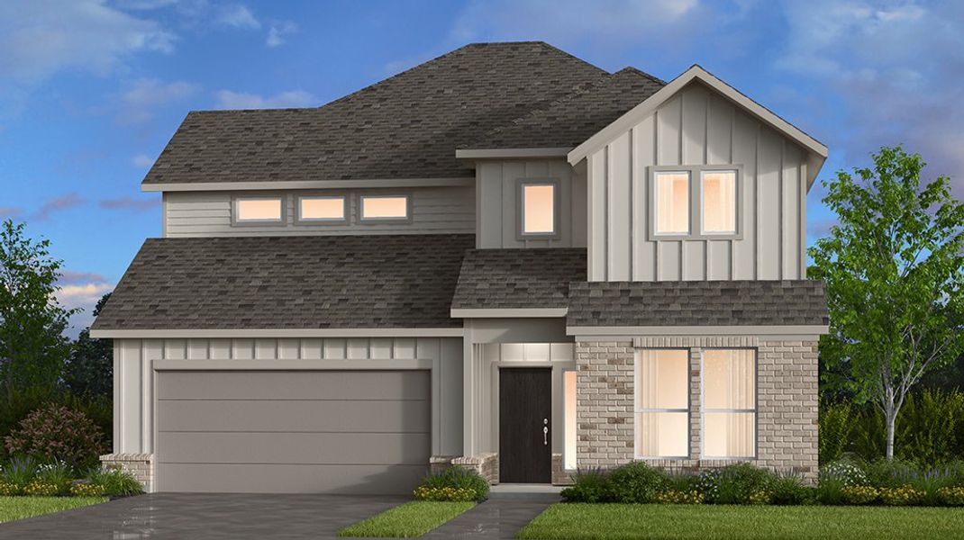 New construction Single-Family house Saffron, 121 South Oak Drive, Oak Point, TX 75068 - photo
