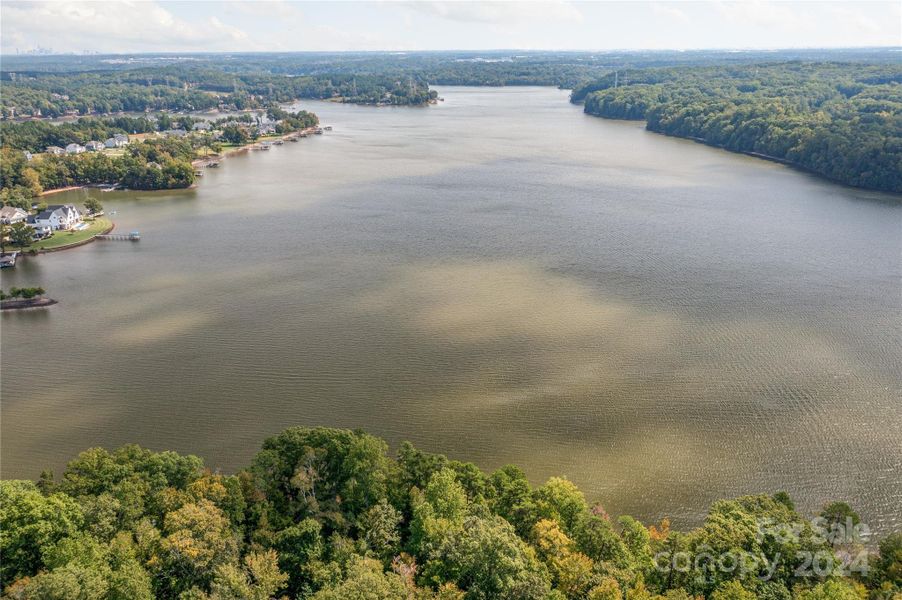 View from area with homesite 344 on Lake Wylie in Belmont NC