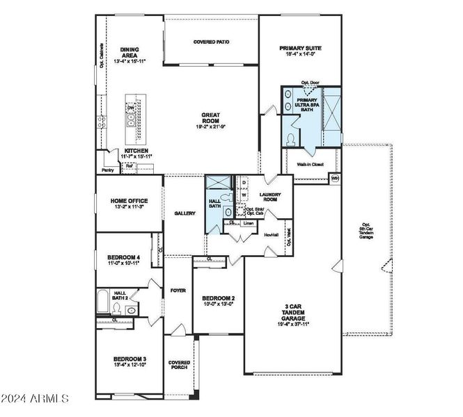 Jerome -Floorplan Ulta Bath Hall Bath