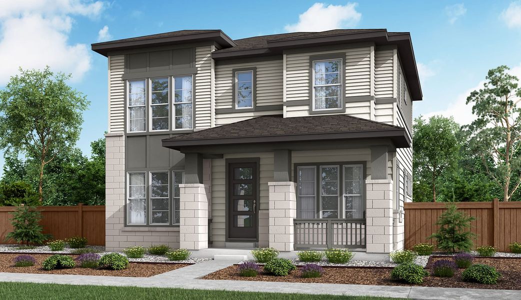 New construction Single-Family house Plan 3202, 3401 N Haleyville Ct, Aurora, CO 80019 - photo