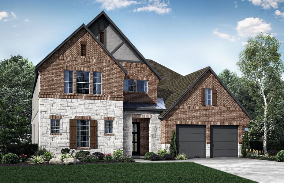 New construction Single-Family house Kennedy II 5242 Presidential Series, 605 Crescent View Drive, Andice, TX 78628 - photo
