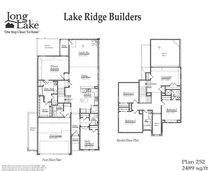 Plan 252 features 5 bedroom, 3.5 baths and over 2400 sqft of living space.