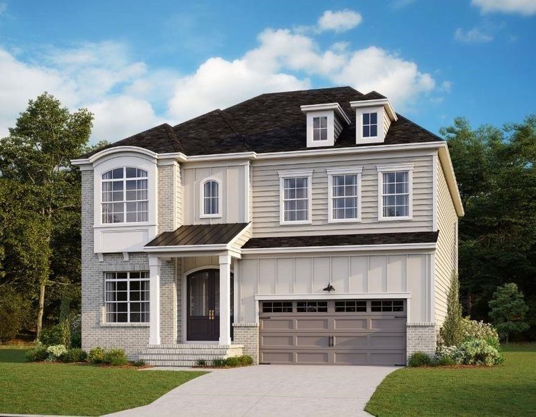 New construction Single-Family house 7604 Hasentree Way, Unit 456, Wake Forest, NC 27587 Meaghan- photo
