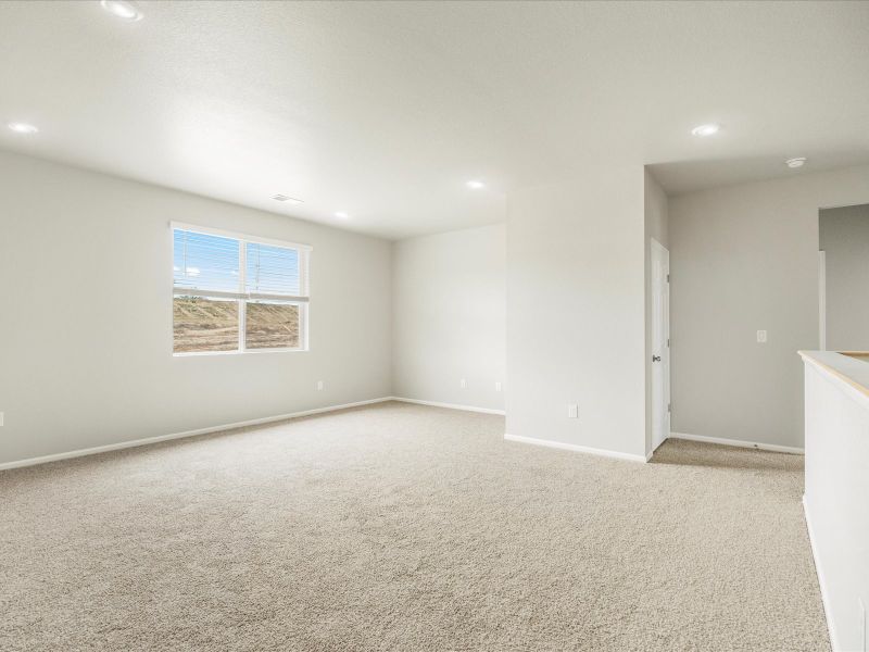 The Kenosha floorplan interior image taken at a Meritage Homes community in Northern, Colorado.