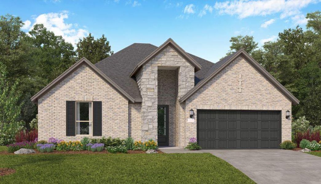 New construction Single-Family house 29017 Red Loop Drive, New Caney, TX 77357 Cabot II- photo