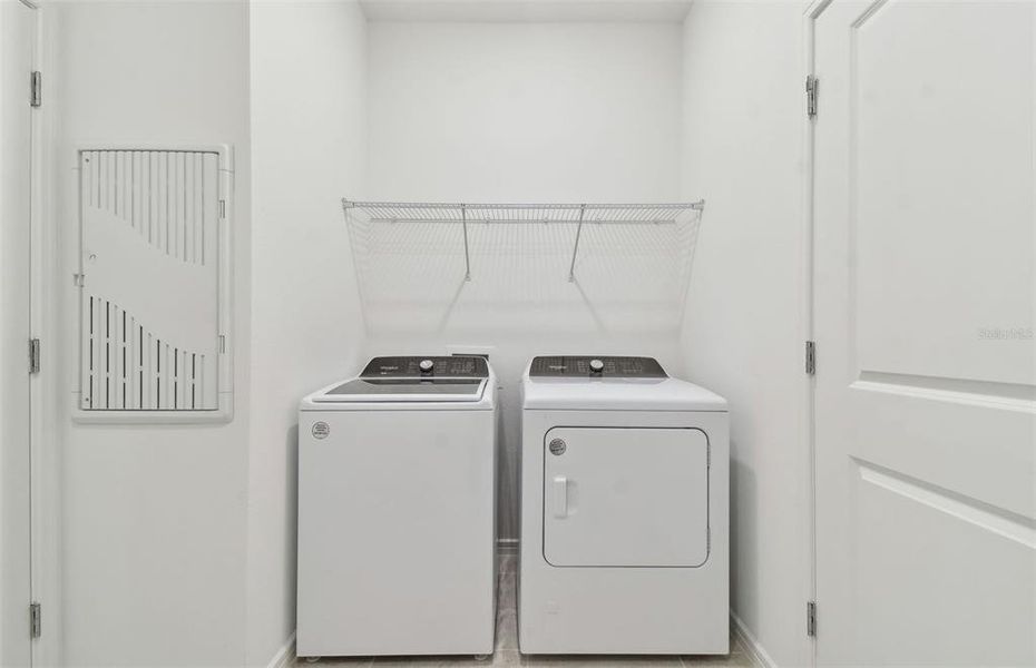 Laundry Room w/Washer and Dryer