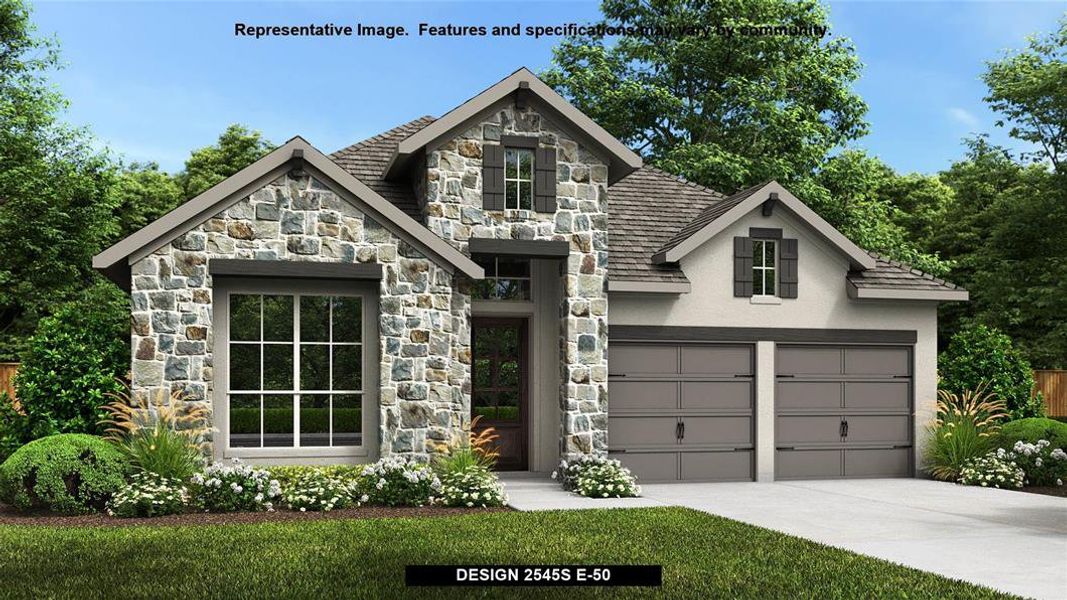 New construction Single-Family house Design 2545S, 445 Bay Breeze Drive, Kyle, TX 78640 - photo