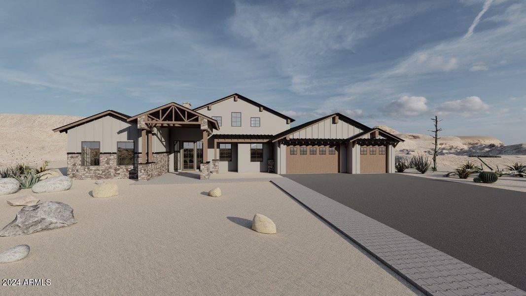 New construction Single-Family house 3277 N Highlands Drive, Buckeye, AZ 85396 - photo