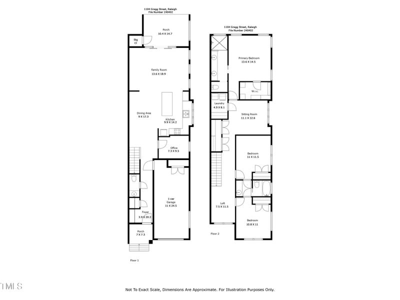 Floor Plan - 1104 Gregg St