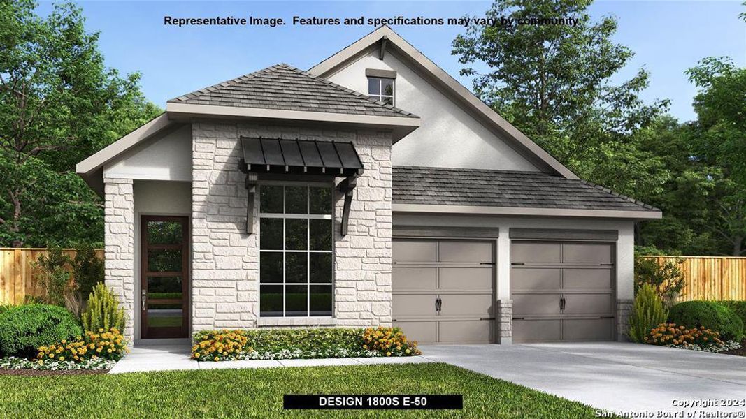 New construction Single-Family house 1852 Gyst Road, Seguin, TX 78155 Design 1800S- photo