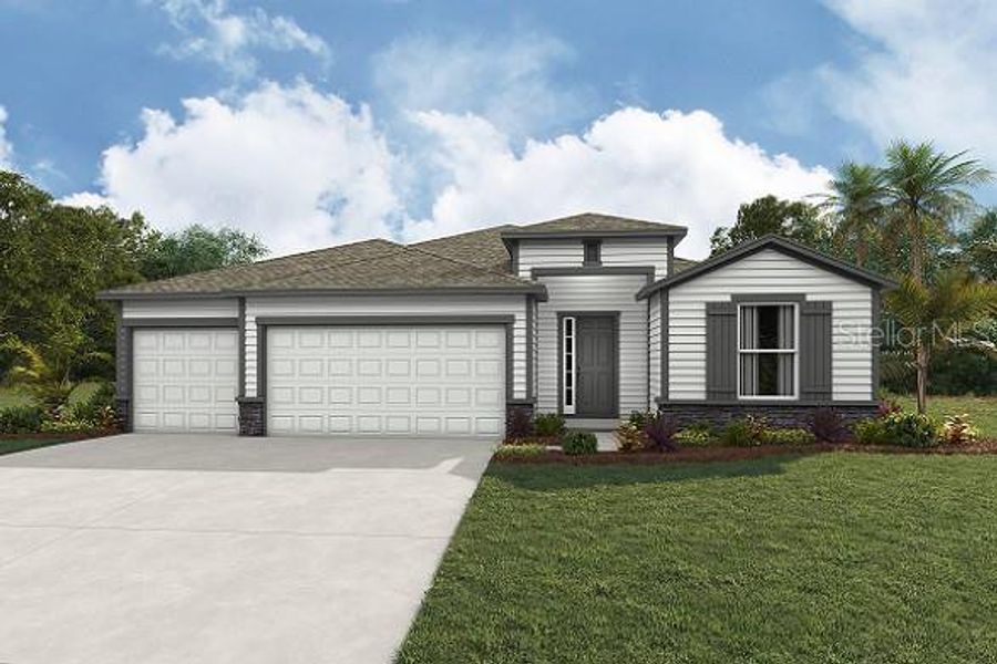 New construction Single-Family house 24571 Nw 13Th Boulevard, Newberry, FL 32669 Hawthorne- photo