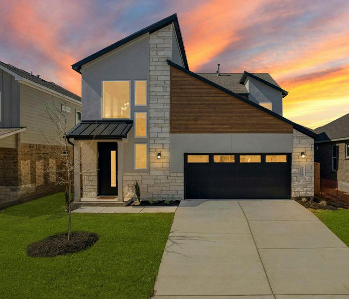 New construction Single-Family house Sabine, 117 Civita Road, Liberty Hill, TX 78642 - photo