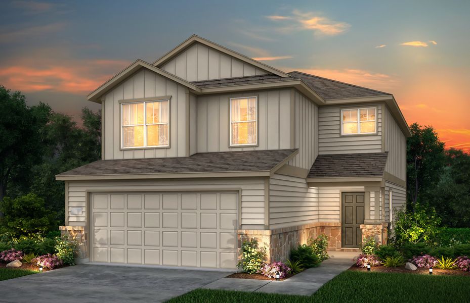 New construction Single-Family house Camelia, 513 Exploration Circle, Liberty Hill, TX 78642 - photo