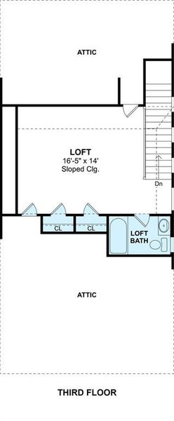 The France floor plan by K. Hovnanian Homes. 3rd floor shown. *Prices, plans, dimensions, features, specifications, materials, and availablity of homes or communities are subject to change without notice or obligation.