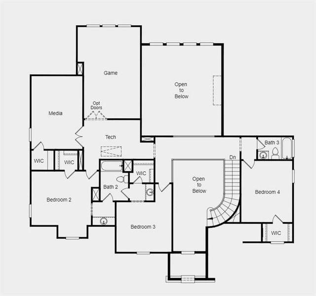 Structural options include: Bedroom 5 and bath 4 in lieu of tandem garage, 8' interior doors, interior fireplace, free standing tub in primary bathroom, study in lieu of flex, upgraded R15 and R49 insulation, gourmet kitchen, and upgraded electrical package.