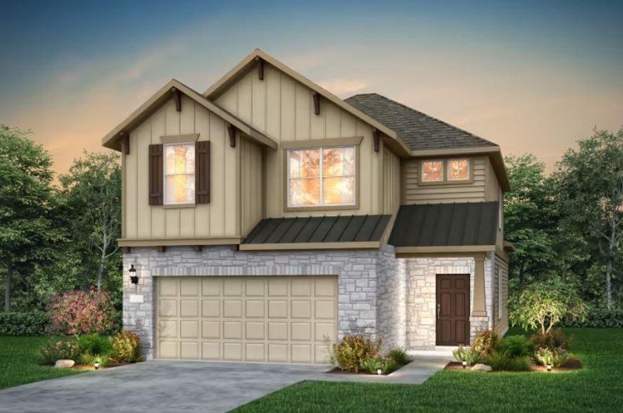 New construction Single-Family house 845 Olinda Way, Liberty Hill, TX 78642 Nelson- photo
