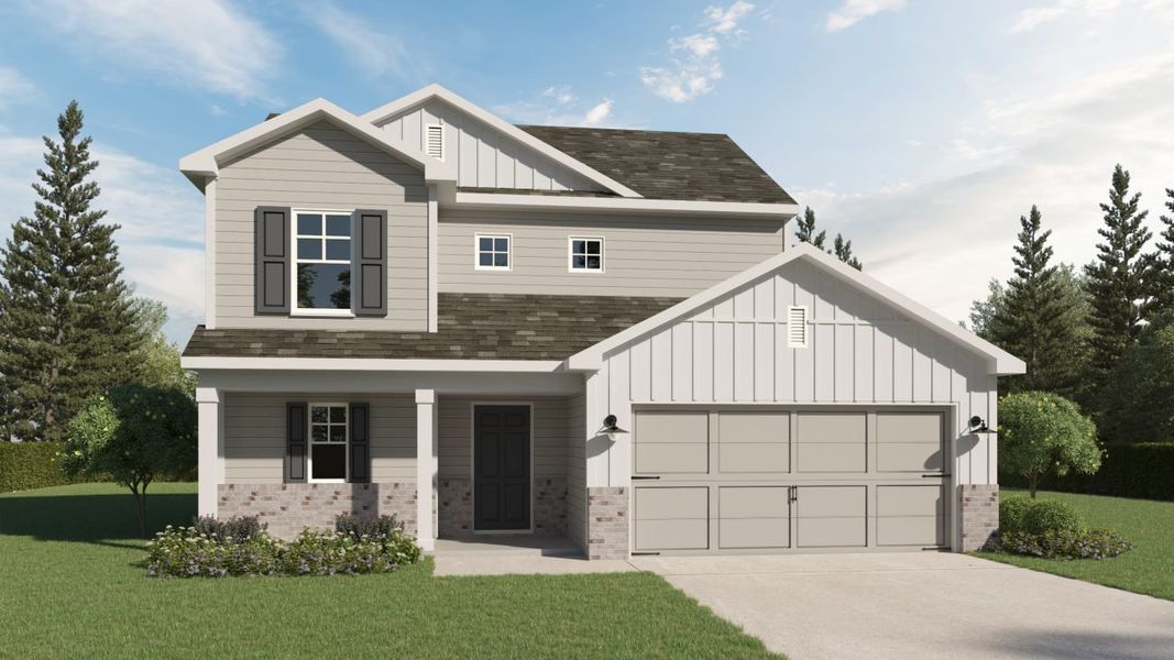 New construction Single-Family house Sycamore, 4678 Glore Rd Sw, Mableton, GA 30126 - photo