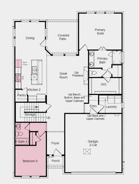 Structural options added include: Gourmet kitchen 2, additional bedroom with bath, media room, 8' doors and upgraded shower in primary bath.