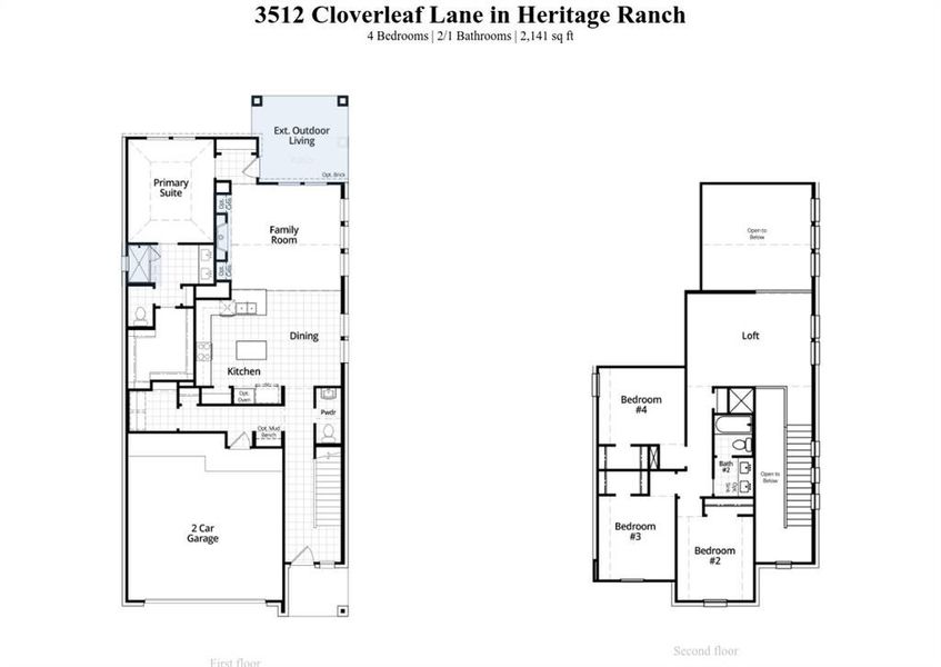 New construction Single-Family house 3512 Cloverleaf Lane, Sherman, TX 75071 Botticelli Plan- photo