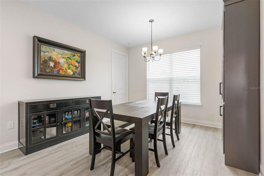 Dining Space off the Kitchen