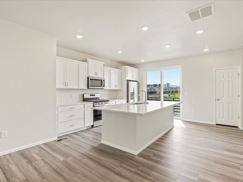 The Cameron floorplan interior image taken at a Meritage Homes community in Broomfield, CO.