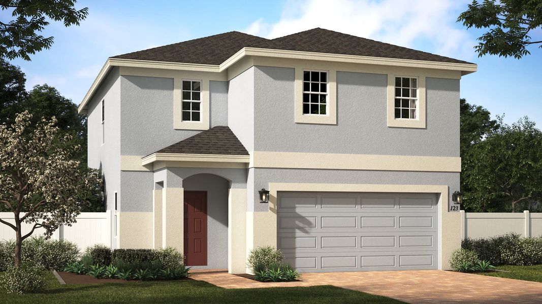 Elevation 1 | Gasparilla | Eagletail Landings | New Homes In Leesburg, FL | Landsea Homes