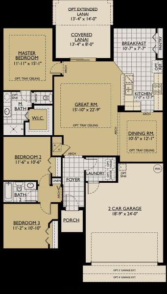 Juno floor plan William Ryan Homes Tampa