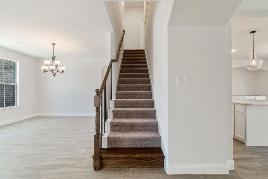Stairs | Concept 2972 at Lovers Landing in Forney, TX by Landsea Homes