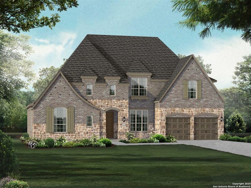 New construction Single-Family house 28715 Inverness Pass, Boerne, TX 78006 296 Plan- photo