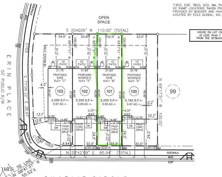 118 Charlie Plot Plan