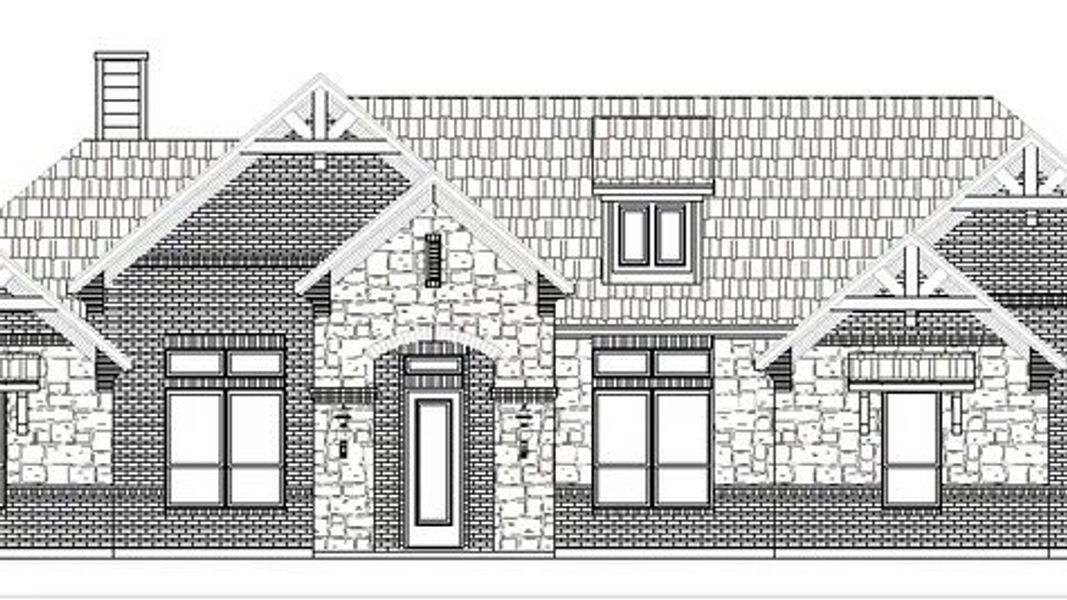 New construction Single-Family house Wellington II, 1738 Taylor Road, Brock, TX 76087 - photo