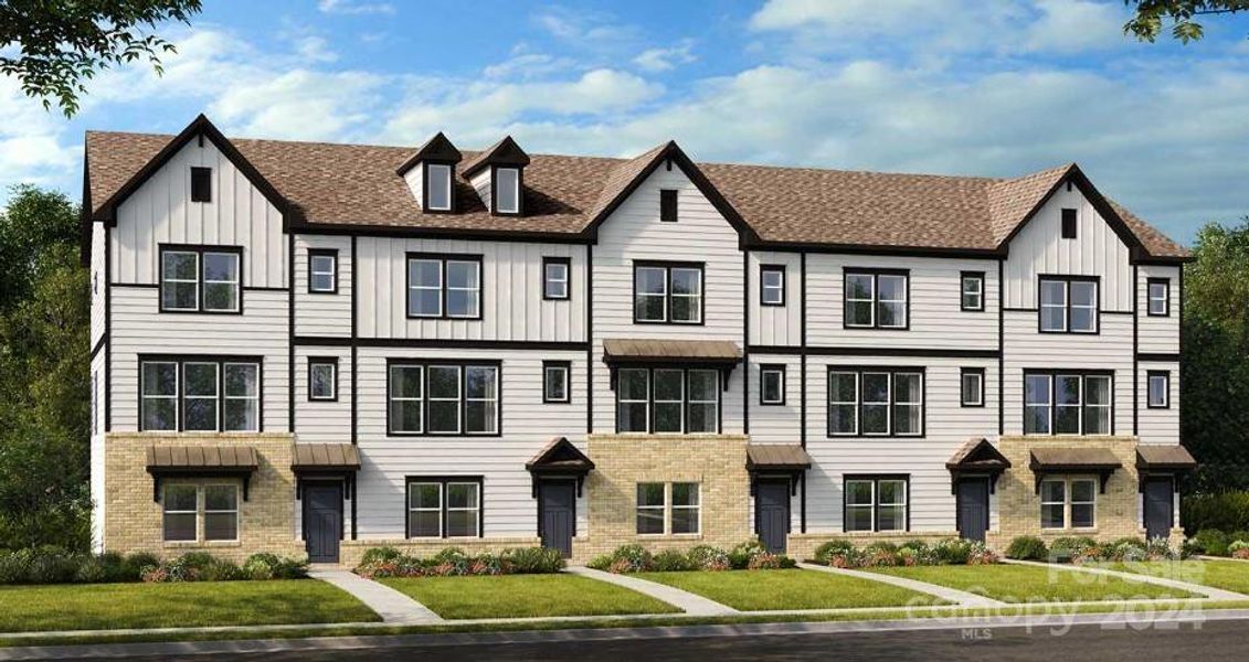 New construction Townhouse house 1842 Blanche Street, Charlotte, NC 28262 Vail III- photo