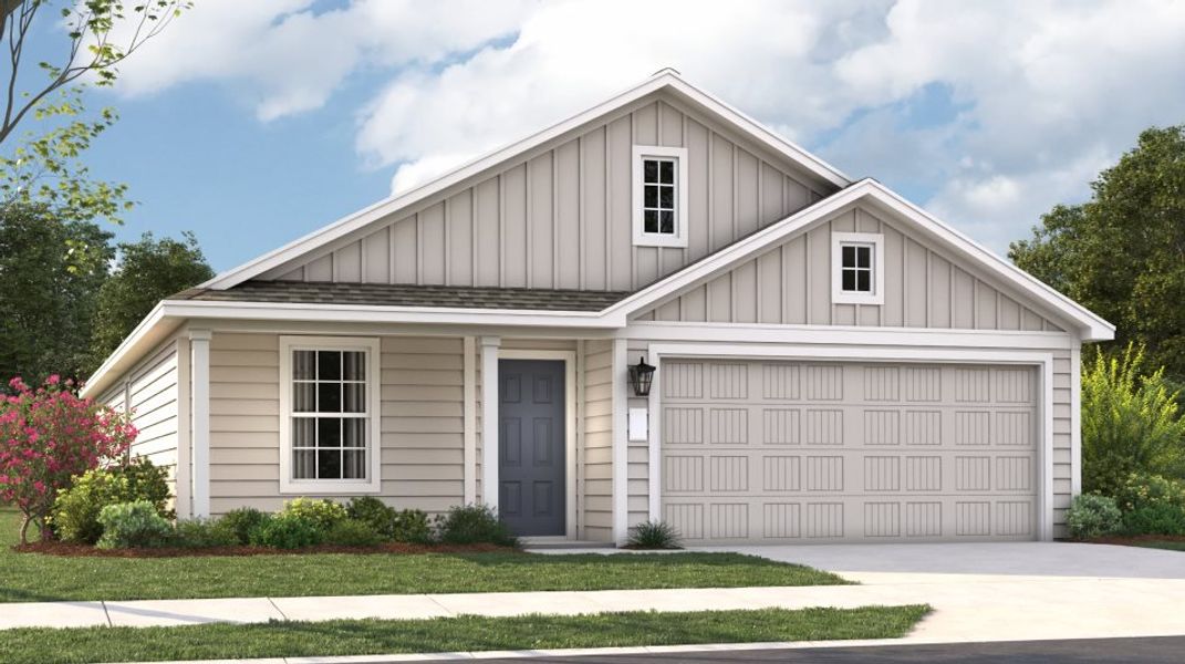 New construction Single-Family house 2303 Red Sky Drive, Lockhart, TX 78644 Gannes- photo