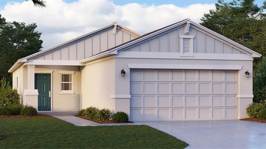 New construction Single-Family house 4014 Ambrose Avenue, Kissimmee, FL 34746 Albany- photo