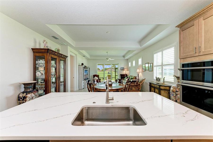 Kitchen Island View