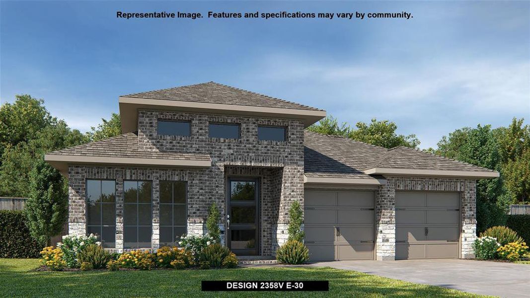 New construction Single-Family house Design 2358V, 330 White Barn Cove, Boerne, TX 78006 - photo