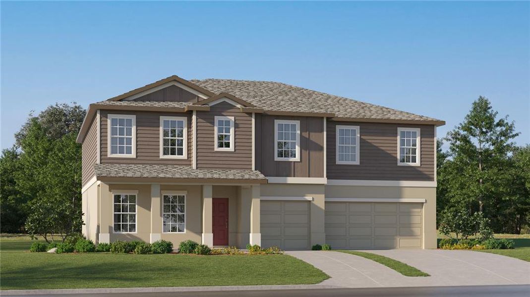 New construction Single-Family house 11940 Blue Diamond Trail, Parrish, FL 34219 Olympia- photo