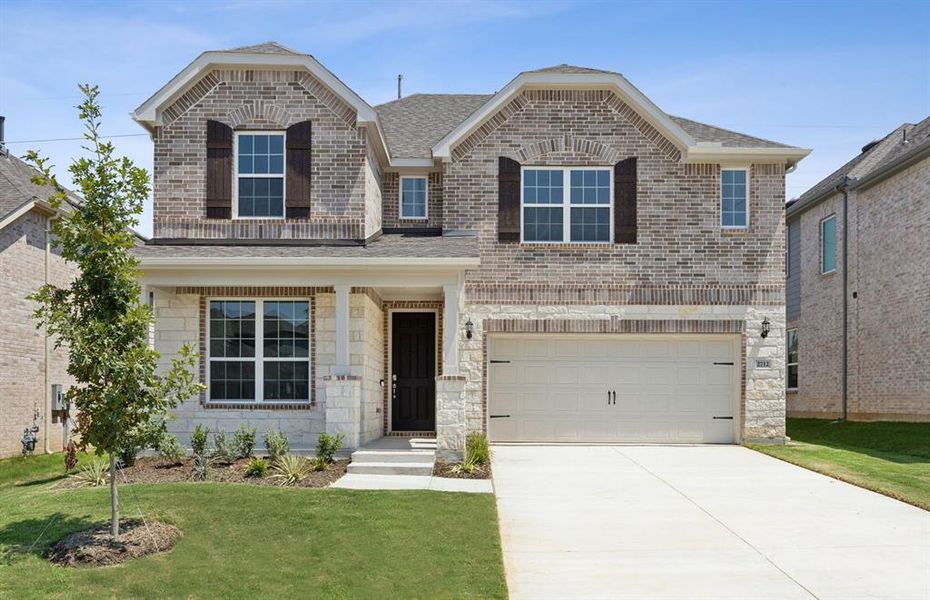 NEW CONSTRUCTION: Beautiful two-story home available at Wilson Creek Meadows in Celina