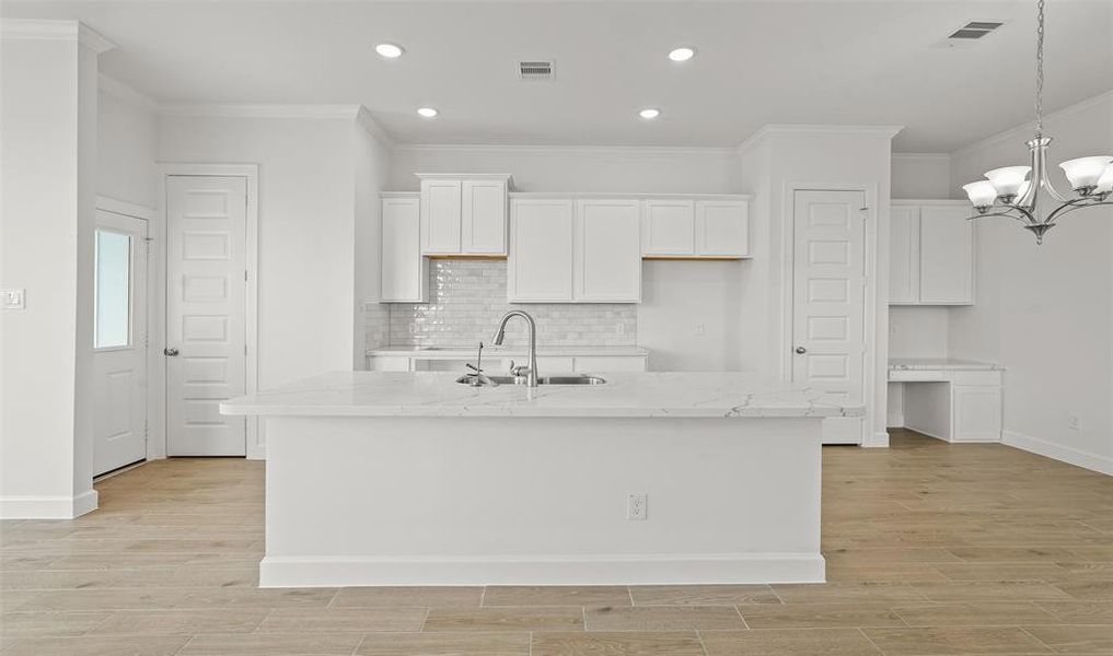 Light and airy kitchen