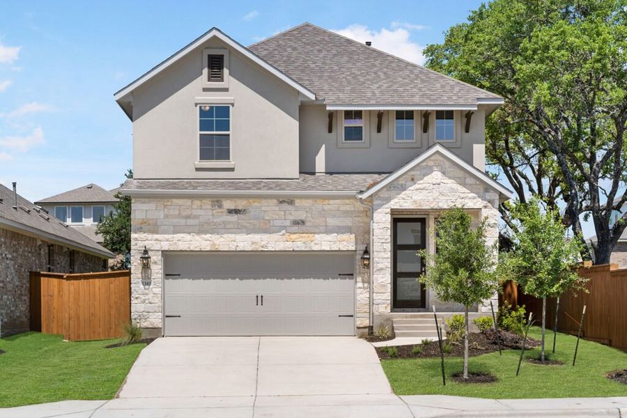 New construction Single-Family house Spiderlilly, 2010 Clearlight Lane, Georgetown, TX 78633 - photo