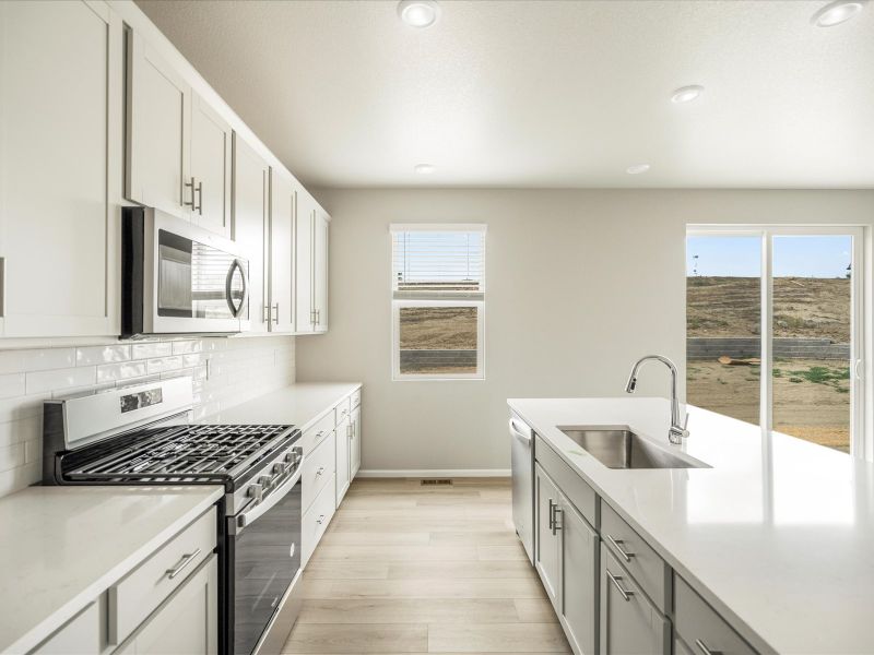 The Kenosha floorplan interior image taken at a Meritage Homes community in Northern, Colorado.