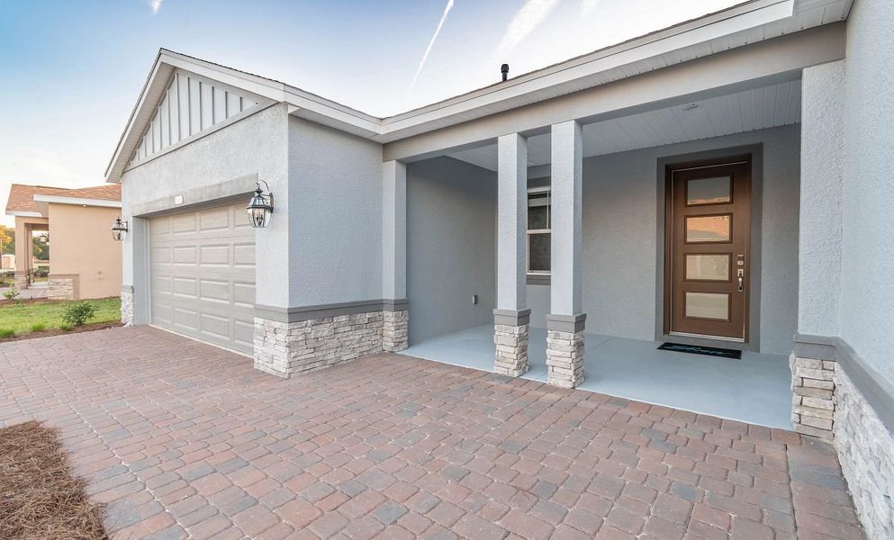 Ocala Preserve Liberty Quick Move-In Home Front Porch