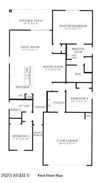 Hummingbird FloorPlan armls