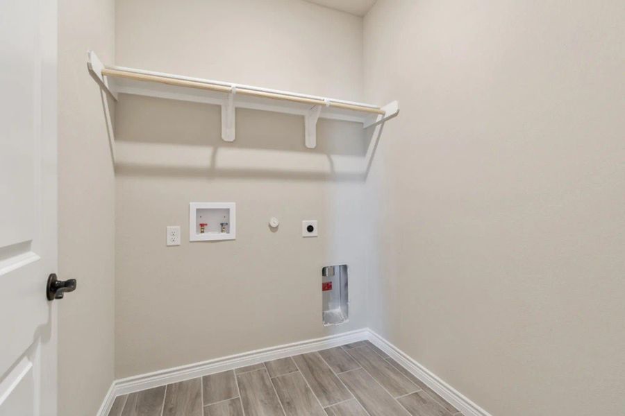 Laundry Room | Concept 2440 at Silo Mills - Select Series in Joshua, TX by Landsea Homes