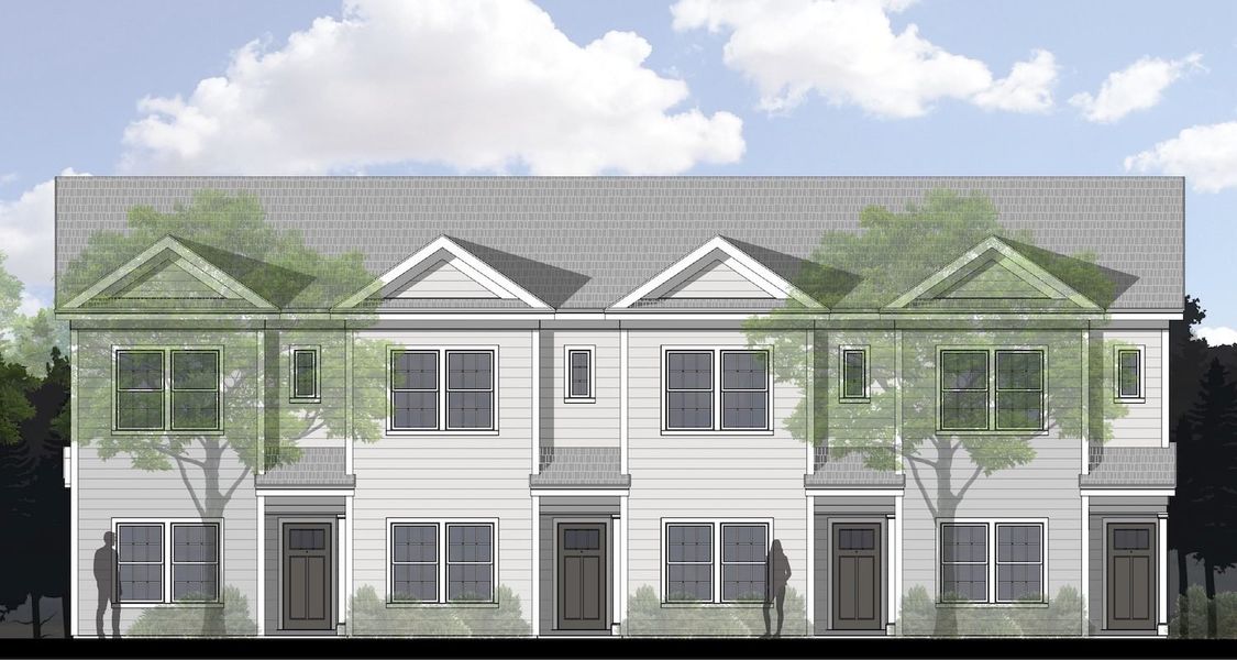 New construction Townhouse house Plan A, 1162 Clements Ferry Road, Charleston, SC 29492 - photo