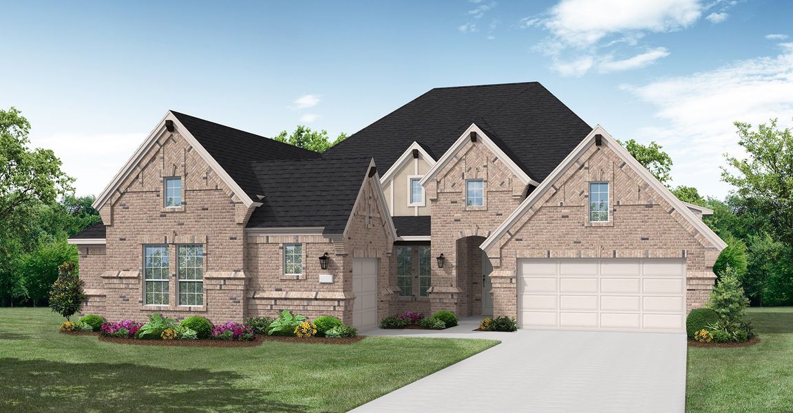 New construction Single-Family house Tuscola II (3164-DM-60), 3203 Salt Grass Avenue, Mansfield, TX 76063 - photo