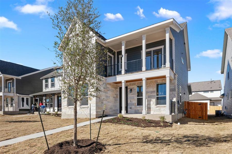 New construction Single-Family house 236 Travis Ln, Liberty Hill, TX 78642  Blue Jay- photo